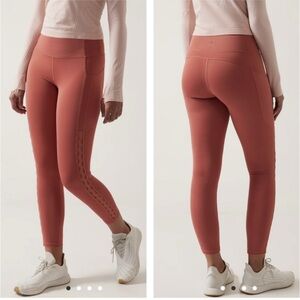 Athleta Ultimate Stash 7/8 High waisted squat proof activewear leggings gym yoga